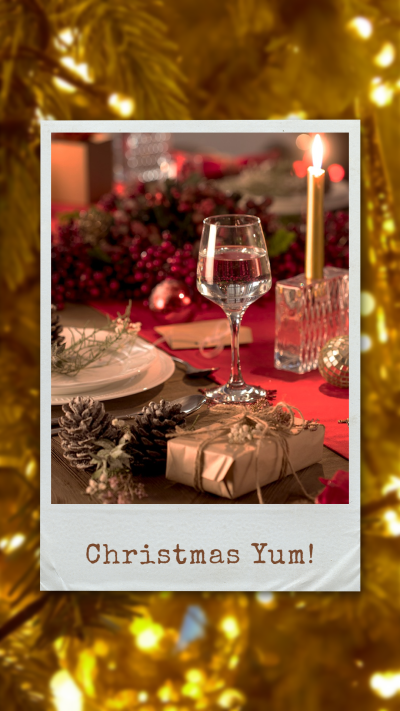 Simple Creative Light Background Christmas Record Instagram Story