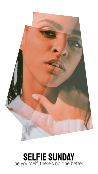 Minimalist Female Model Filter Photo Instagram Story
