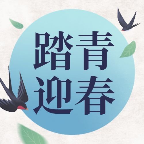 清明节踏青简约中国风公众号次图预览效果