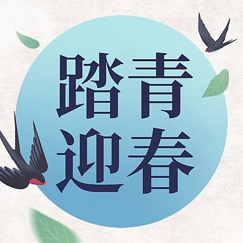 清明节踏青简约中国风公众号次图