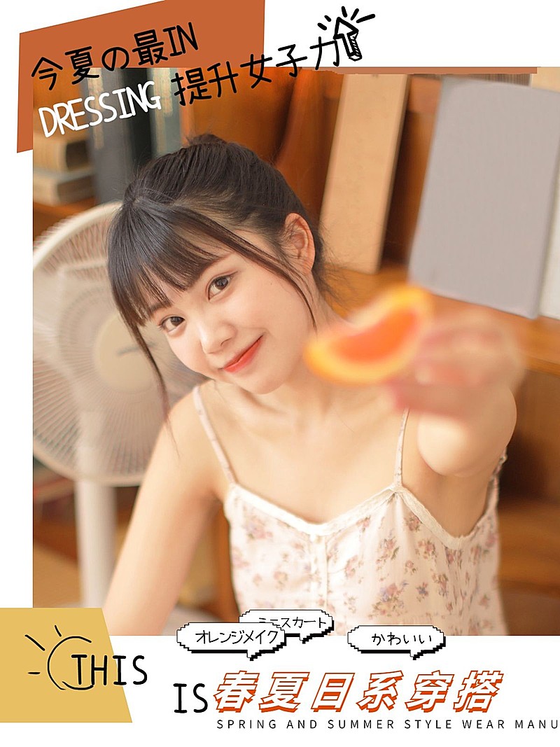 美妆穿搭日系春夏复古风plog模板