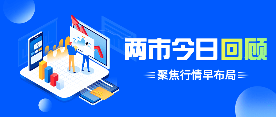 金融保险行情解读科技风公众号首图预览效果