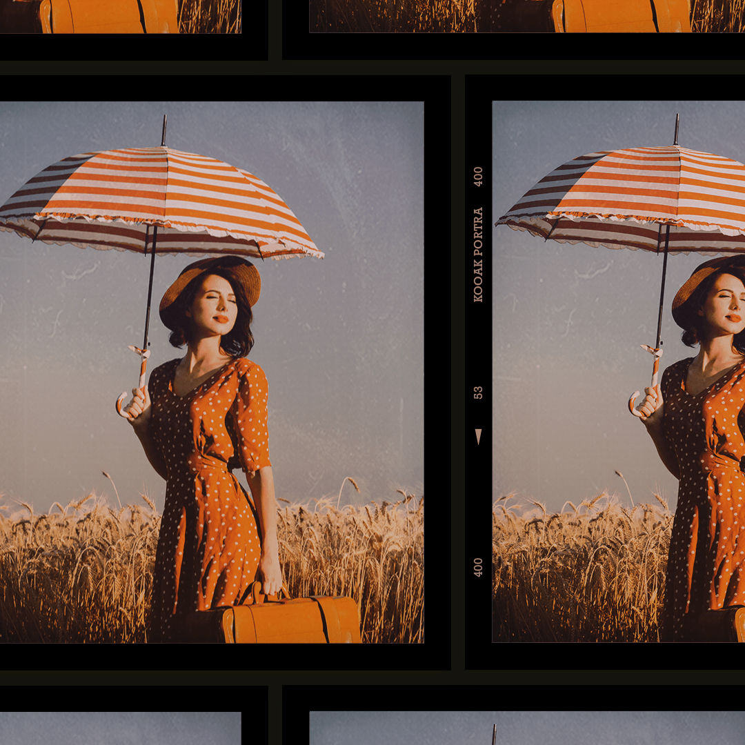 Vintage Photography Film Multiple Pictures Collage Instagram Post