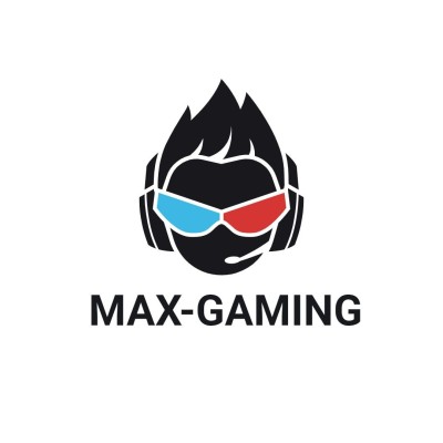 Black Color Block Man Silhouette Gaming Studio Brand Esports Logo