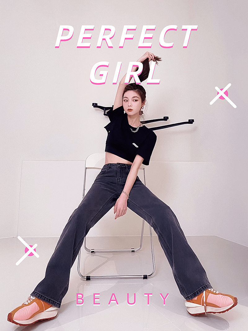 Ootd辣妹穿搭攻略酷炫风篇plog模板