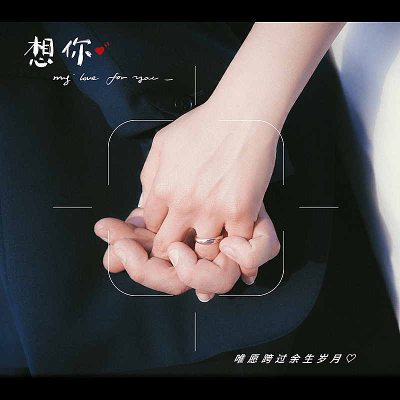 情人节情侣浪漫爱情牵手胶片plog模板