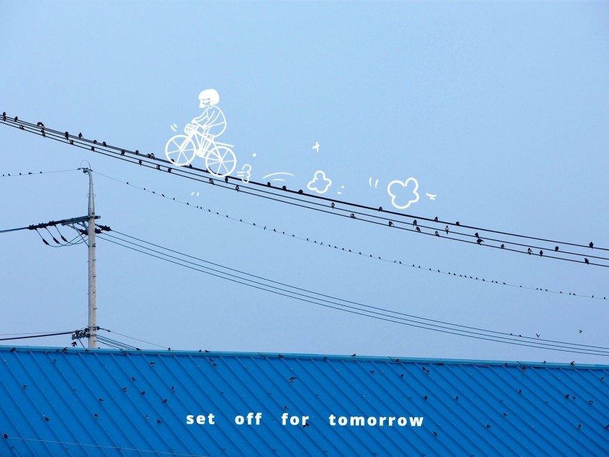 天空/云朵生活记录简约风plog模板预览效果