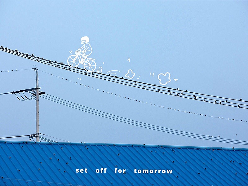 天空/云朵生活记录简约风plog模板