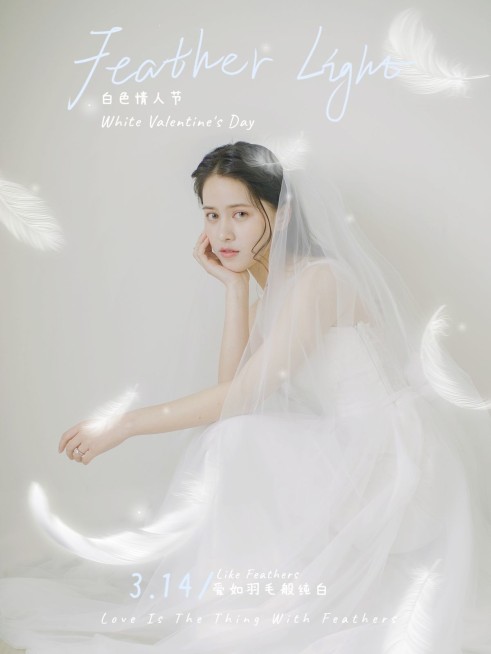 玩法羽毛自拍晒照特效文艺风plog模板预览效果