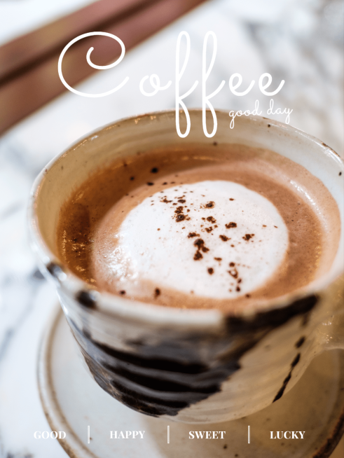 美食饮品杂志风plog模板预览效果