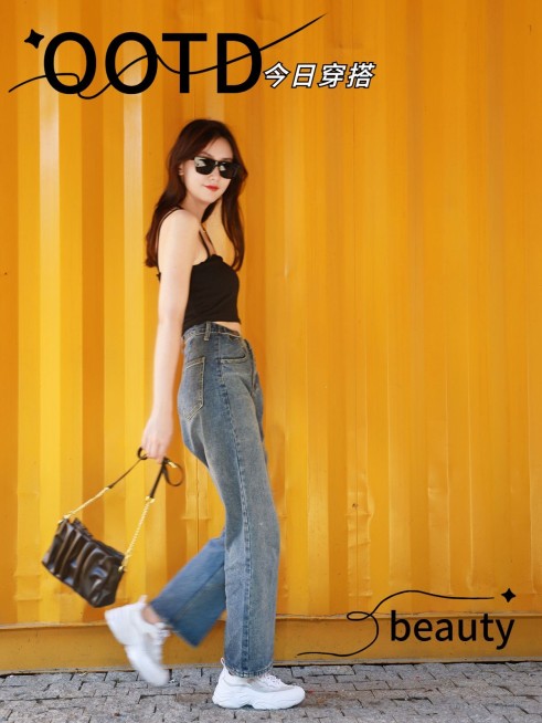 Ootd辣妹穿搭攻略简约风plog模板预览效果