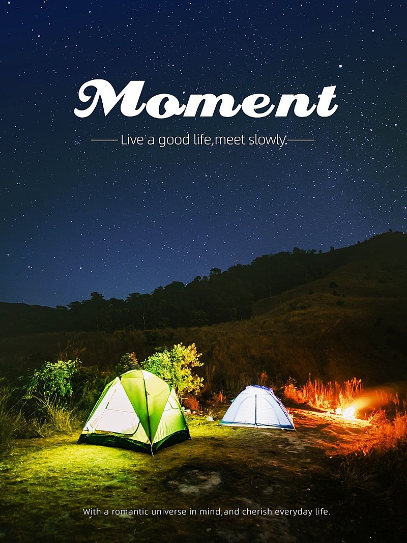 户外晒照旅游记录简约风plog模板