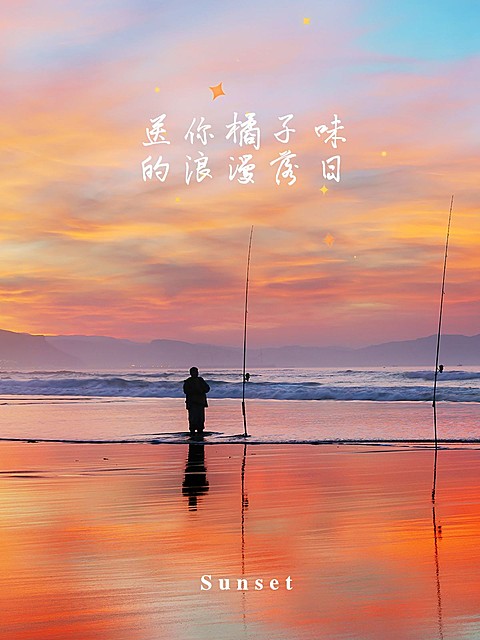 天空云朵生活分享简约风plog模板
