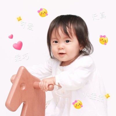亲子孩子晒照可爱风风plog模板