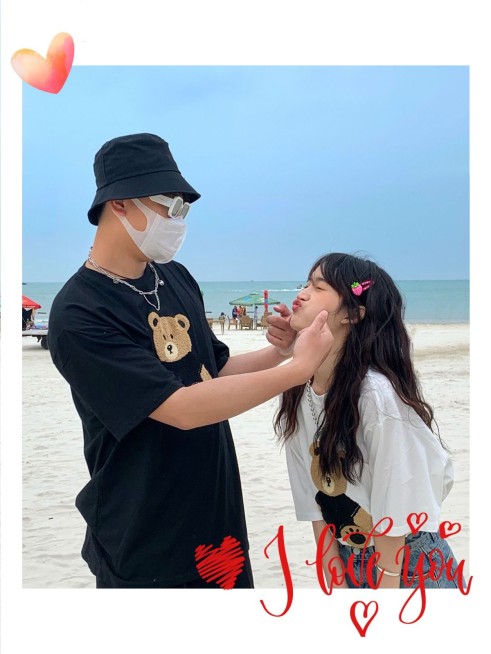 合照情侣晒照文艺风plog模板预览效果