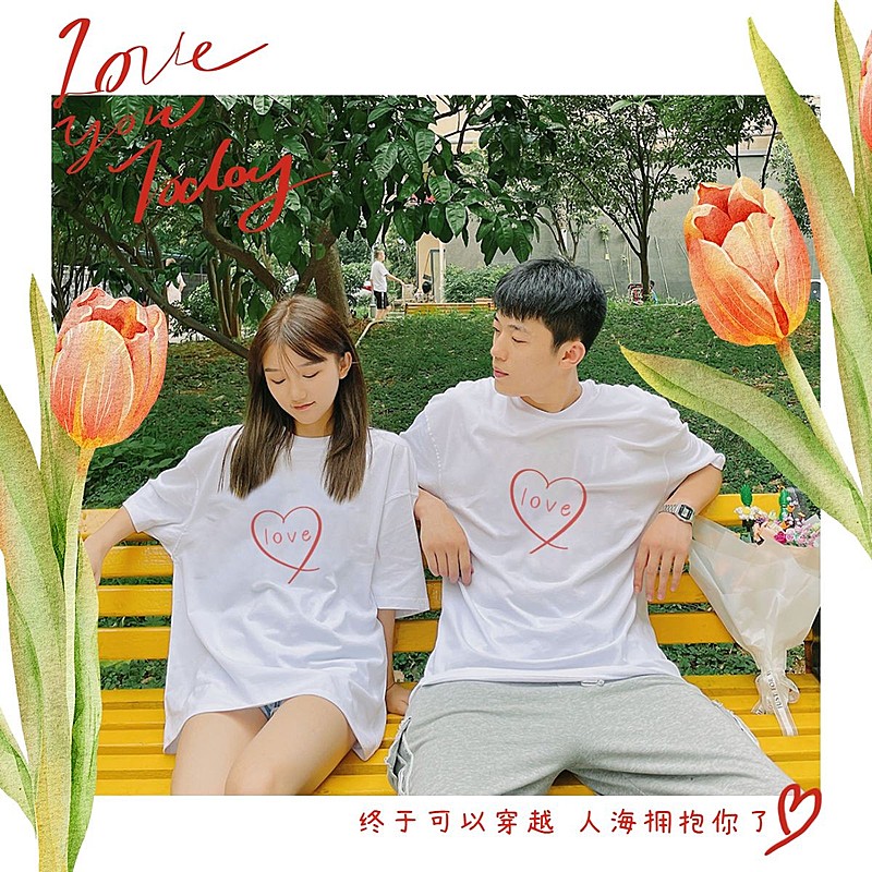 情人节情侣手写字胶片风plog模板