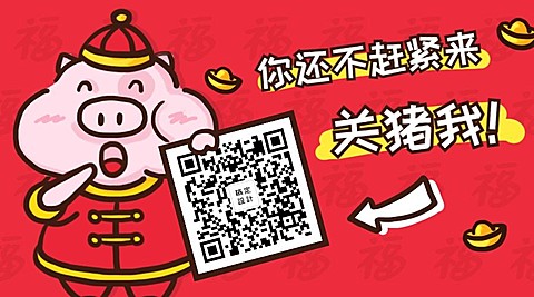 赶紧来关猪我关注二维码