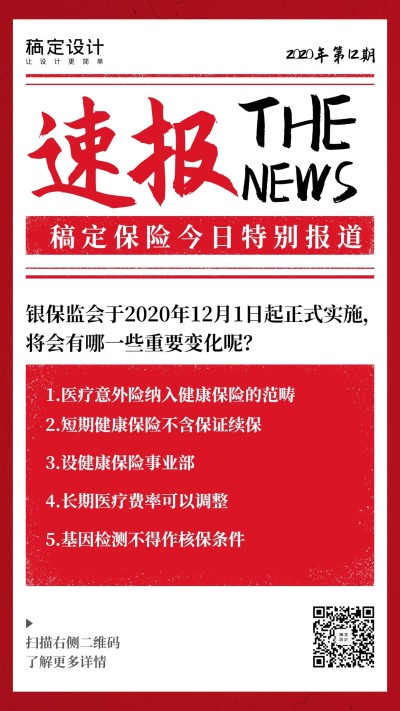 金融保险热点事件速报新闻手机海报