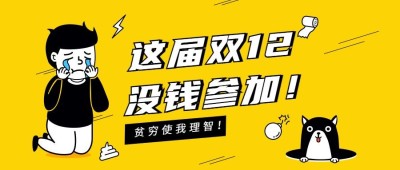 这届双12没钱参加公众号首图