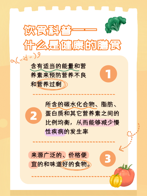 餐饮健康美食指南简约封面配图预览效果