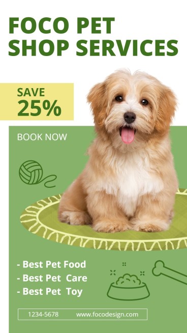 Blanket Element Cute Style Pet Product Supplies Promo Ecommerce Story预览效果