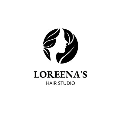 Black Woman Silhouette Hair Beauty Salon Services Brand Logo