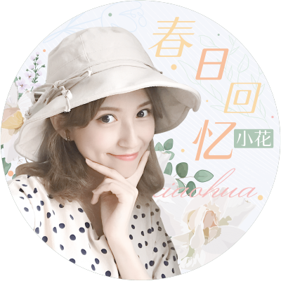 清新文艺花卉饭制应援透扇