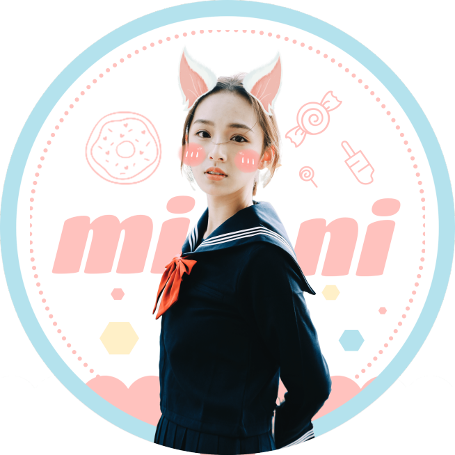 可爱兔子生日生贺透扇明星应援预览效果