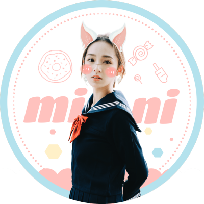 可爱兔子生日生贺透扇明星应援