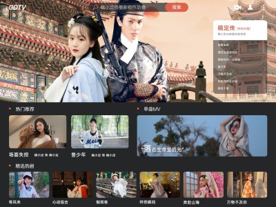 视频网站仿界面明星作品宣传趣味海报