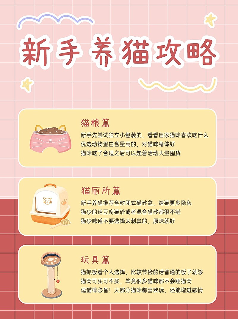 手帐风萌宠攻略小红书配图