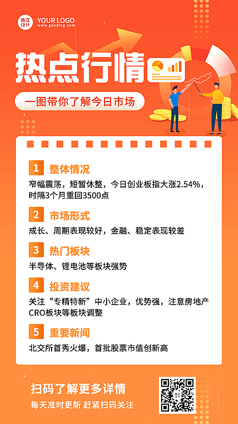 金融保险知识科普商务风海报