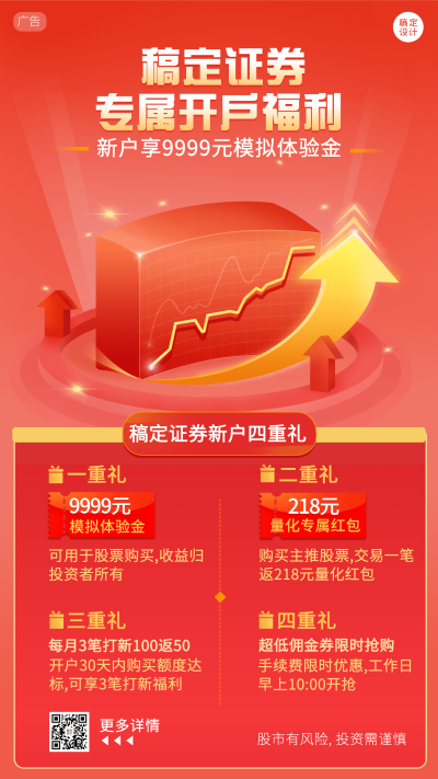 金融保险产品营销喜庆风海报
