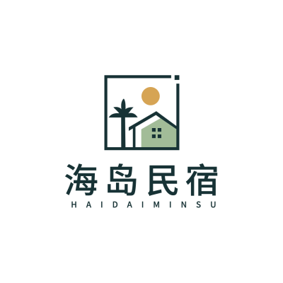 旅游住宿简约LOGO微信头像