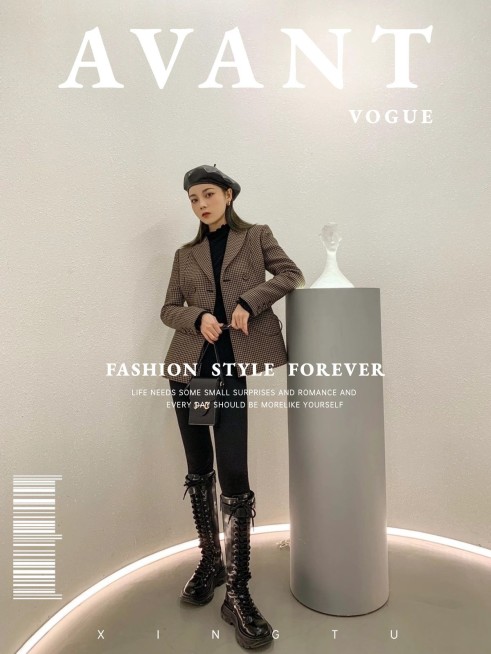 自拍晒照电影海报/杂志风plog模板预览效果