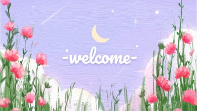 油画风唯美抖音封面背景图