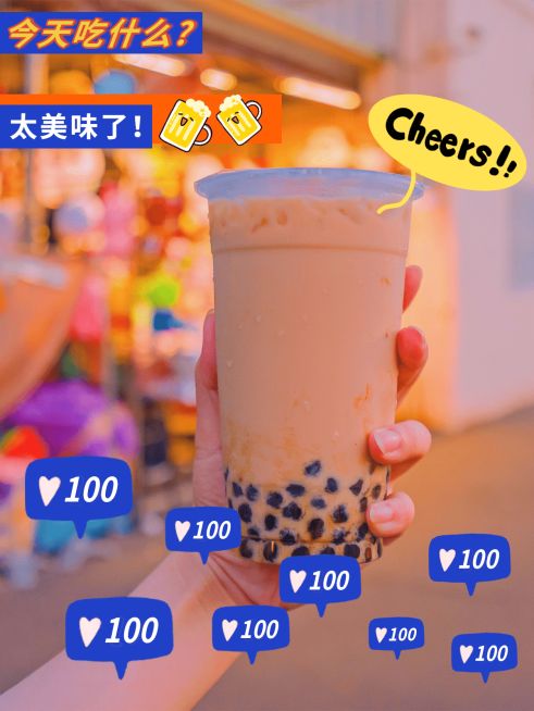 美食日常分享简约风plog模板预览效果