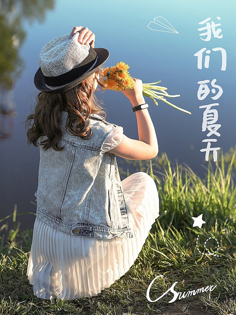 Ootd春日穿搭生活分享简约风plog模板