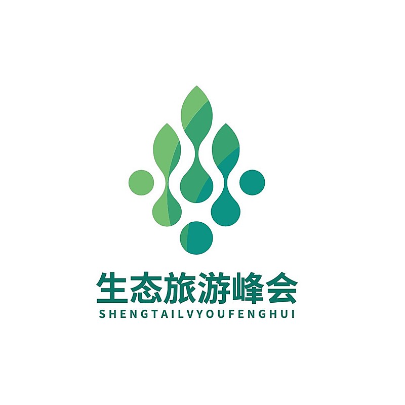 旅游自媒体行业交流峰会/论坛图形logo