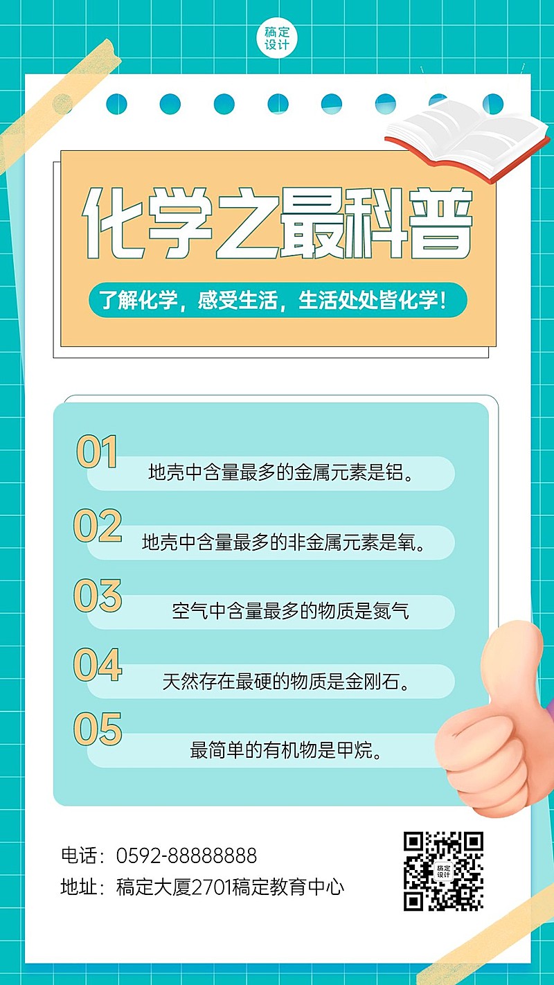 初高中知识科普手机海报