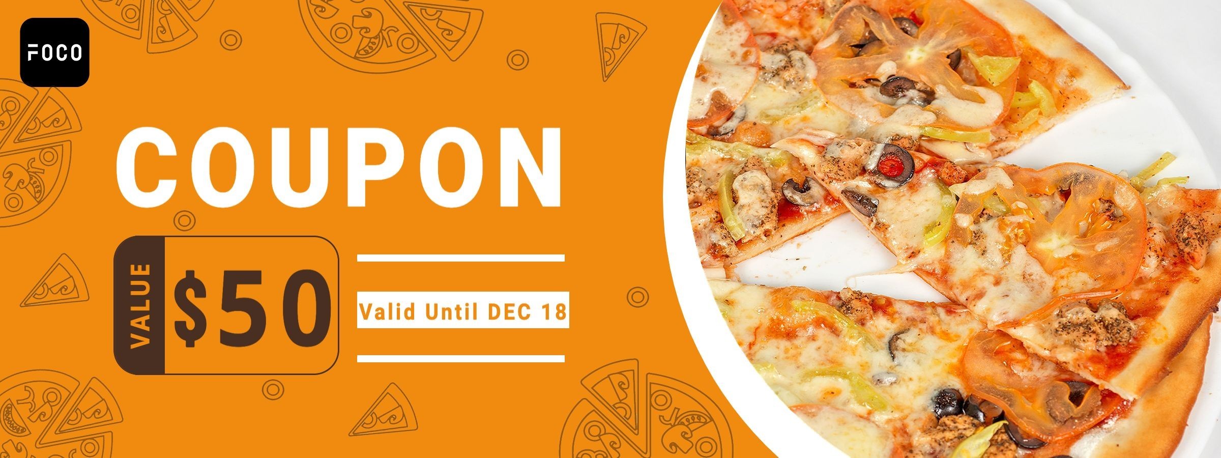 Pizza Food Voucher Discount Coupon