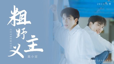 唯美简约风明星饭制混剪横版视频封面