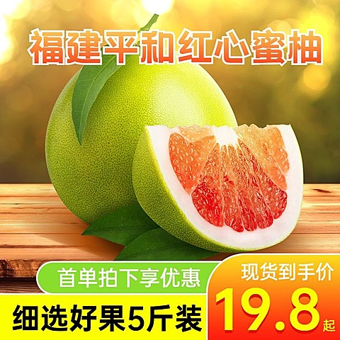 生鲜食品水果柚子蜜柚直通车主图