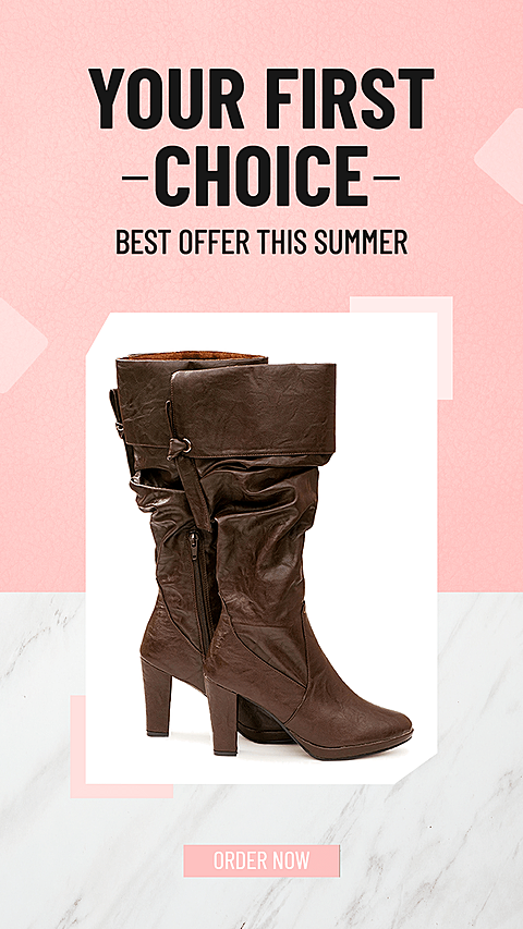 Women's Boots Fashion Sale Promo Ecommerce Story