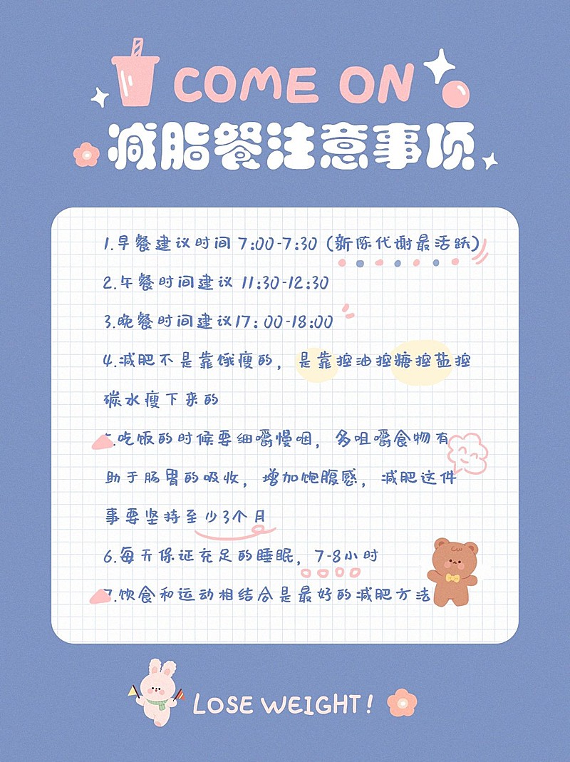 餐饮美食攻略指南可爱小红书配图