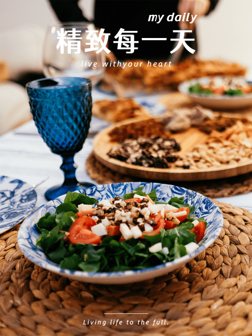 居家美食记录简约风plog模板预览效果