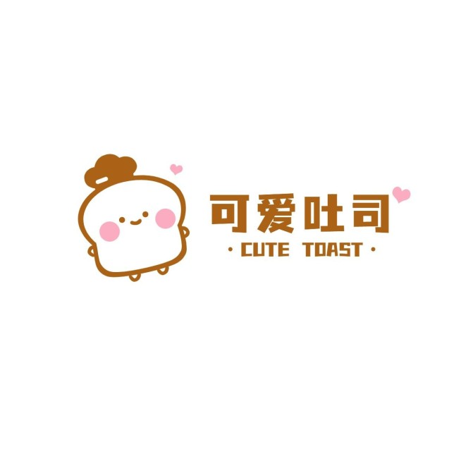 餐饮美食面包吐司品牌宣传LOGO预览效果