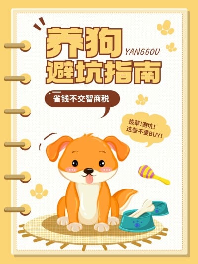 宠物知识科普小红书封面