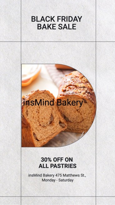 Black Friday Bake Sales Ecommerce Story预览效果