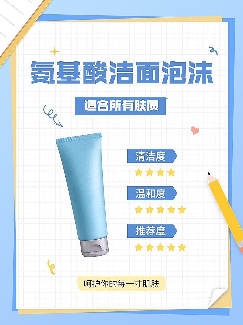 美容美妆护肤品产品展示营销介绍简约小红书配图